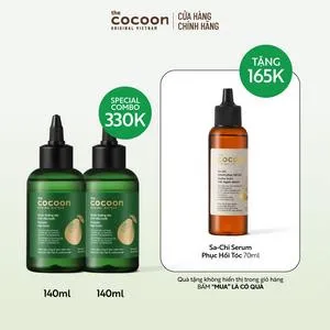 Ảnh đại diện SPECIAL COMBO 2 chai Nước Dưỡng Tóc Tinh Dầu Bưởi Cocoon 140ml - tặng Serum Sachi phục hồi tóc Cocoon 70ml