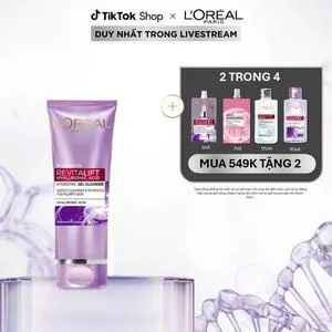 Ảnh đại diện Sữa rửa mặt giúp da sáng mịn L'Oreal Paris Revitalift Hyaluronic Acid 100ml