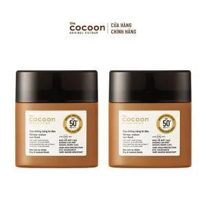 Ảnh đại diện Combo 2 Sữa chống nắng bí đao - Ráo mịn tự nhiên SPF 50+, UVA-PF 62.6 Cocooon 50ml