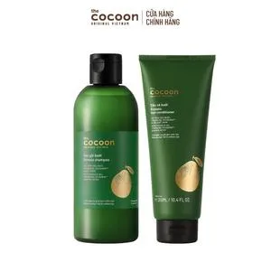 Ảnh đại diện Combo Dầu gội bưởi Cocoon giúp giảm gãy rụng và làm mềm tóc 310ml + Dầu xả bưởi Cocoon 310ml