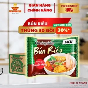 Ảnh đại diện Thùng 30 gói Bún Riêu Hương Bếp 70g/ gói Thien Huong Food