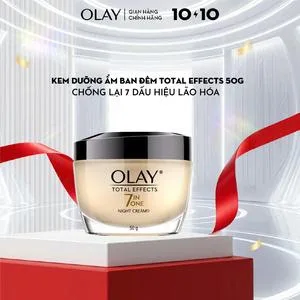 Ảnh đại diện Combo 2: Kem Dưỡng Ẩm Ngày & Đêm Phục Hồi & Làm Chậm 7 Dấu Hiệu Lão OLAY TOTAL EFFECTS 50G X2