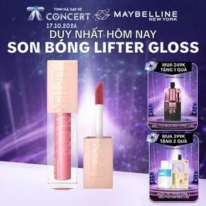 Ảnh đại diện Son Bóng Lifter Gloss cho Đôi Môi Đầy Căng Mọng Kẹo cùng Hyaluronic Acid Maybelline New York 5.4ML