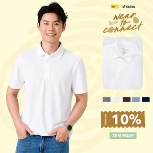 Ảnh đại diện Áo polo nam YODY In ATHLETIC khô thoáng, hạn chế bết dính khi vận động MAPO26A072